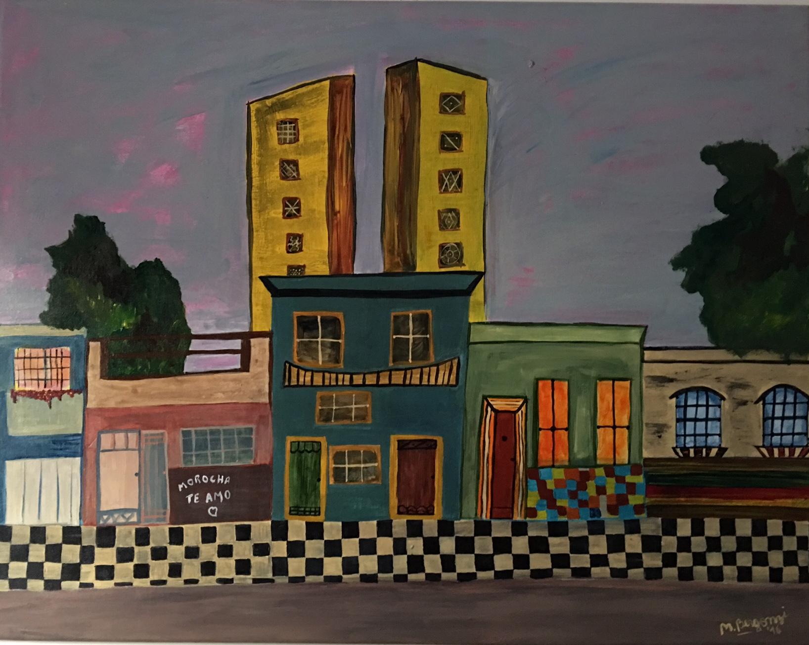 Acrílico sobre tela 80 x 90