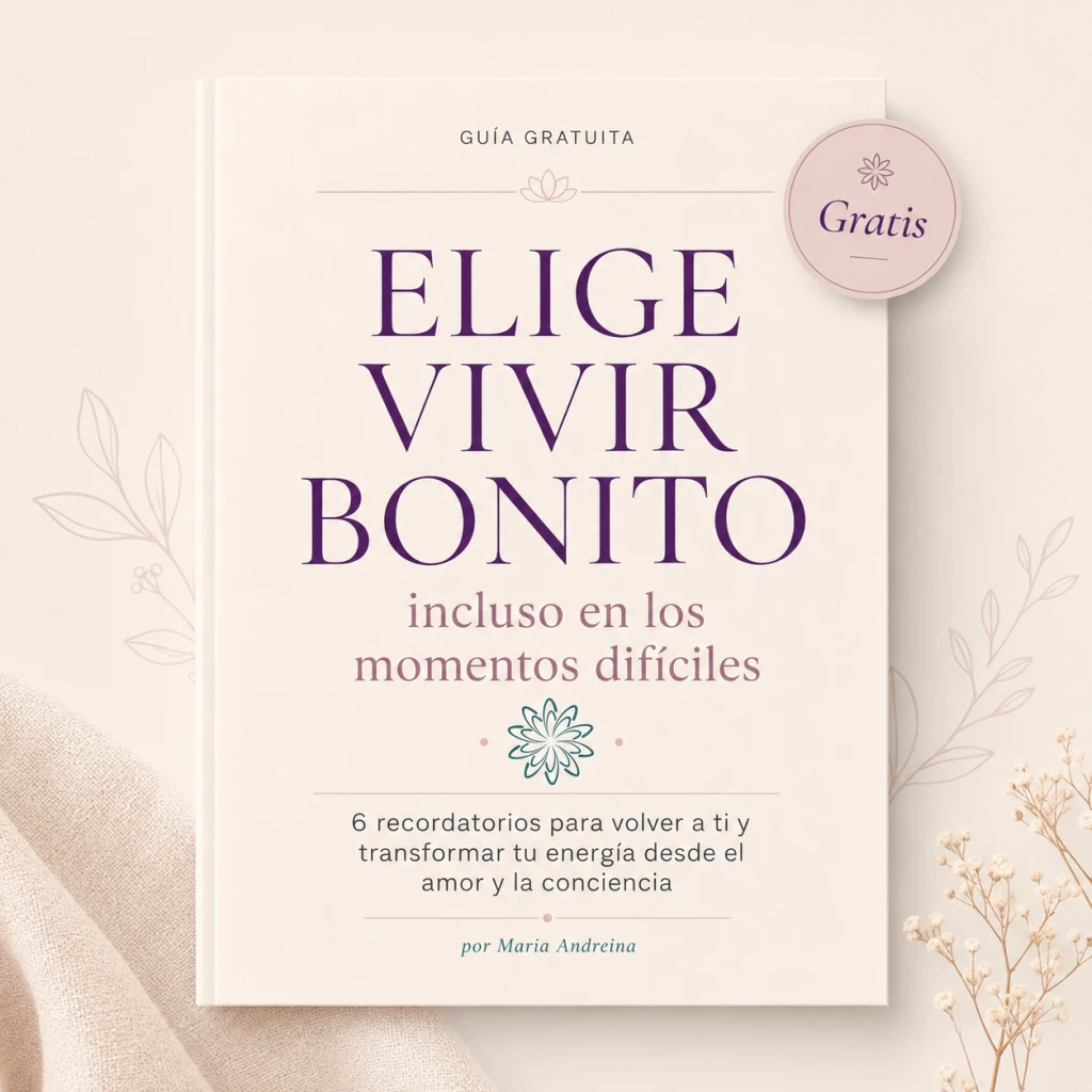 Portada de la guía gratuita Elige Vivir Bonito