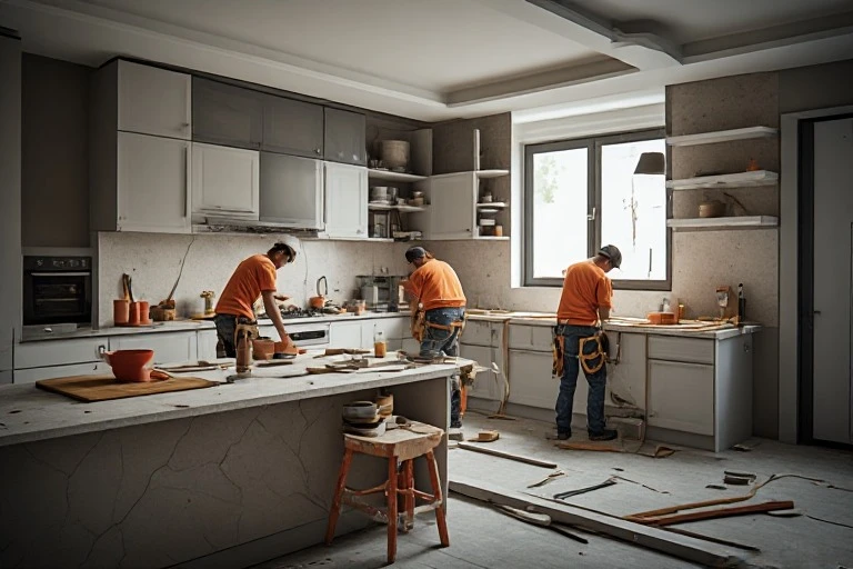Remodelación de cocina en Santiago por PY Construcciones