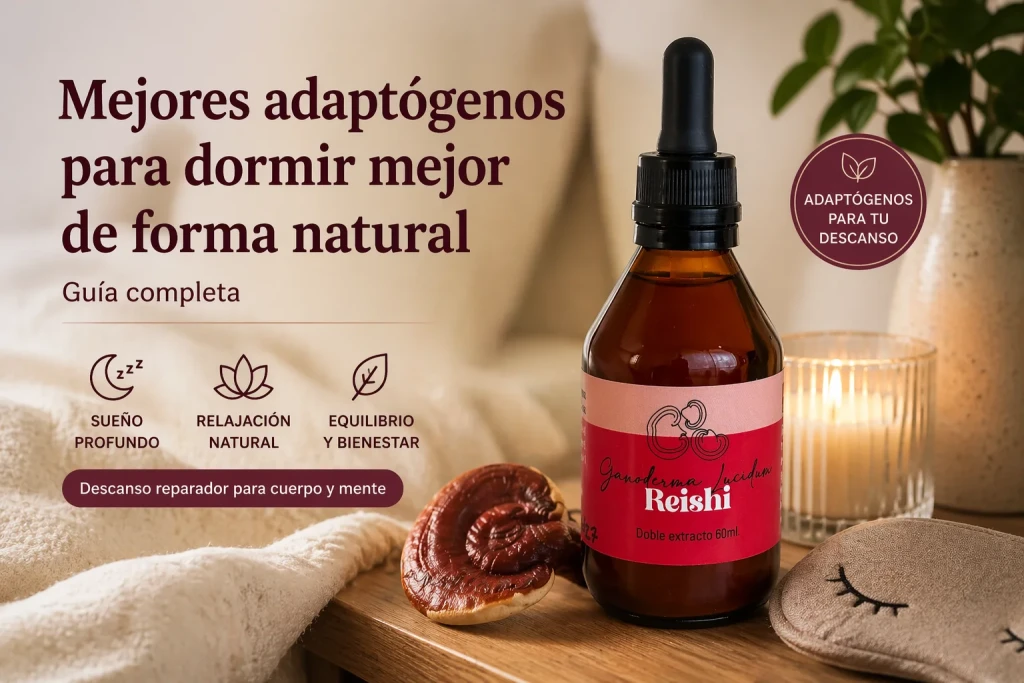 Mejores adaptógenos para dormir mejor de forma natural (guía completa)