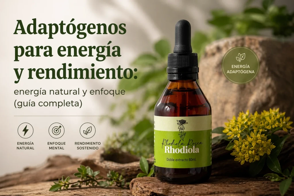 Adaptógenos para energía y rendimiento: energía natural y enfoque (guía completa)