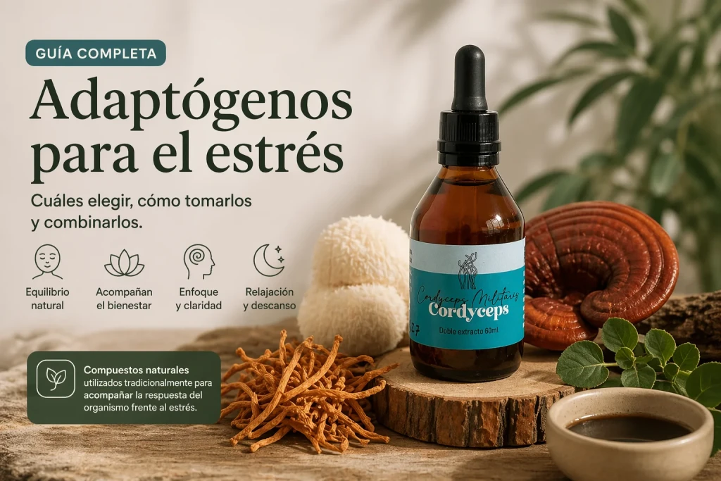 Adaptógenos para el estrés: cuáles elegir y cómo usarlos