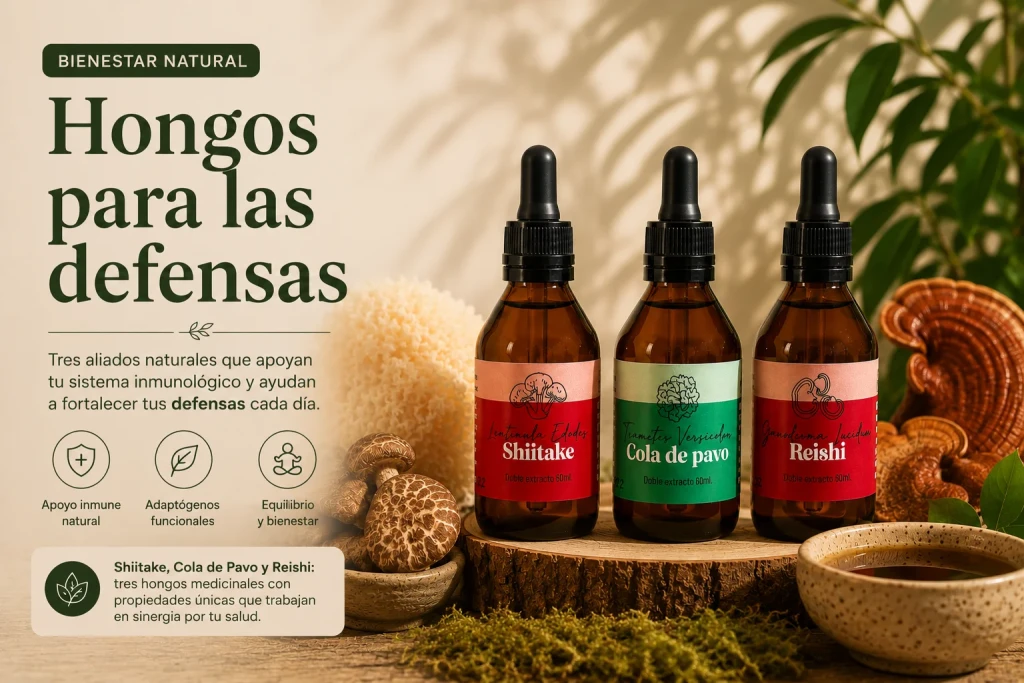 Hongos para las defensas: cuáles elegir y cómo usarlos