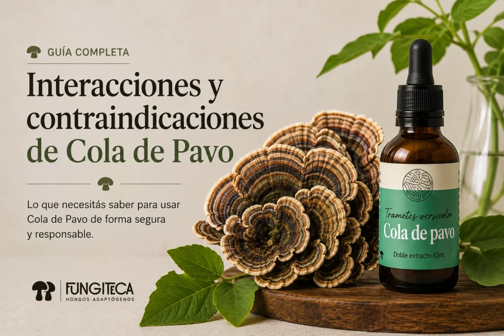 Interacciones y contraindicaciones de la Cola de Pavo
