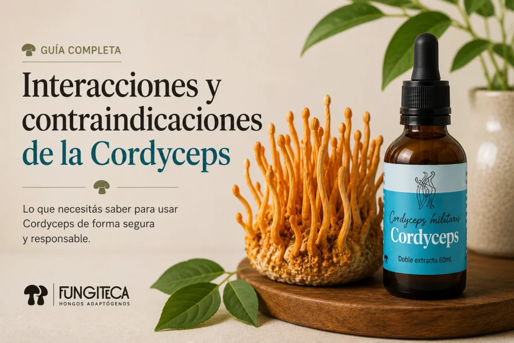 Interacciones y contraindicaciones del Cordyceps