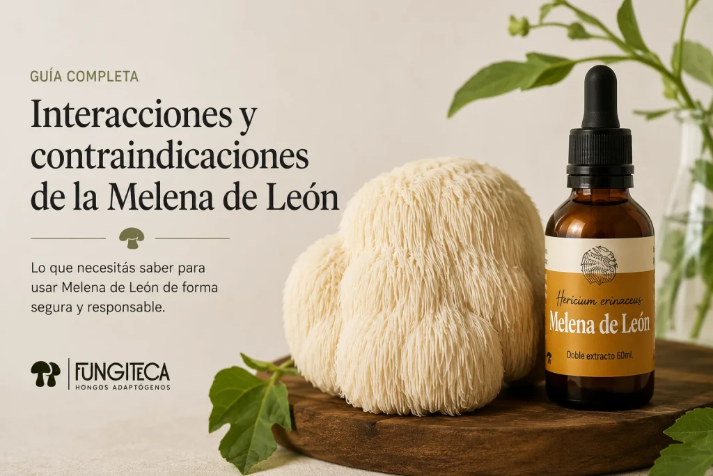 Interacciones y contraindicaciones de la Melena de León