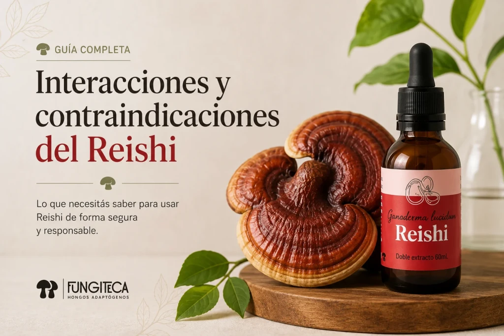 Interacciones y contraindicaciones del Reishi