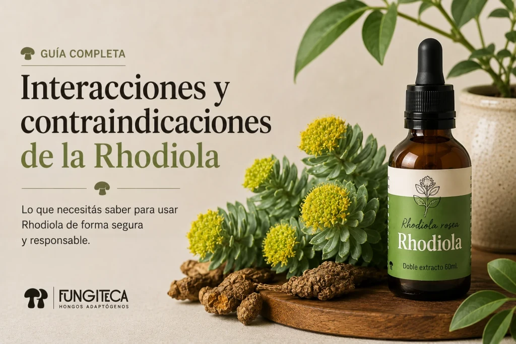 Interacciones y contraindicaciones de la Rhodiola