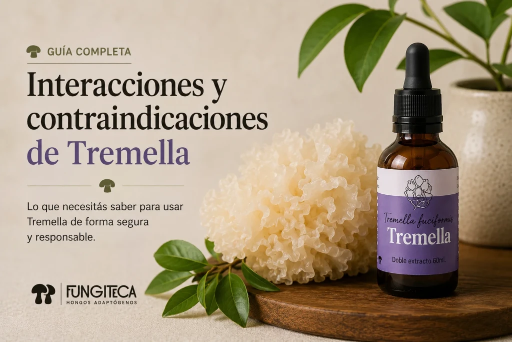 Interacciones y contraindicaciones de la Tremella