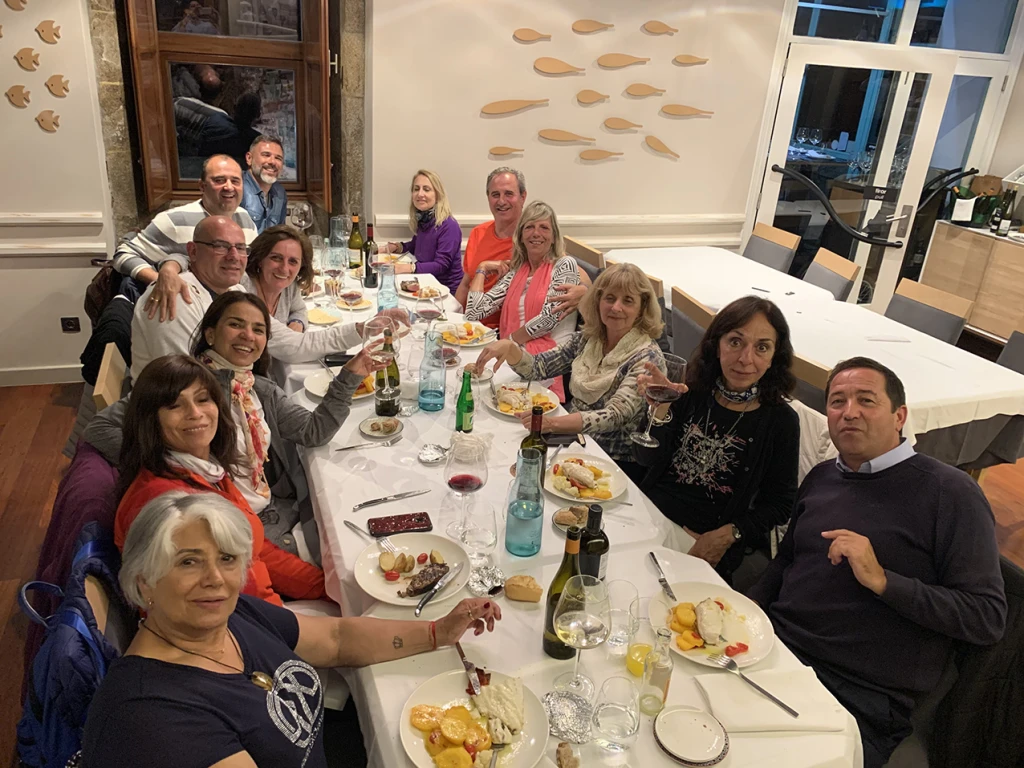 Cena en "O Semáforo", Faro de Fisterra, Septiembre 2019