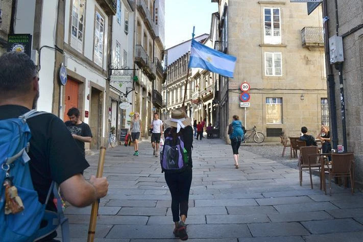 Entrada en Santiago de Compostela