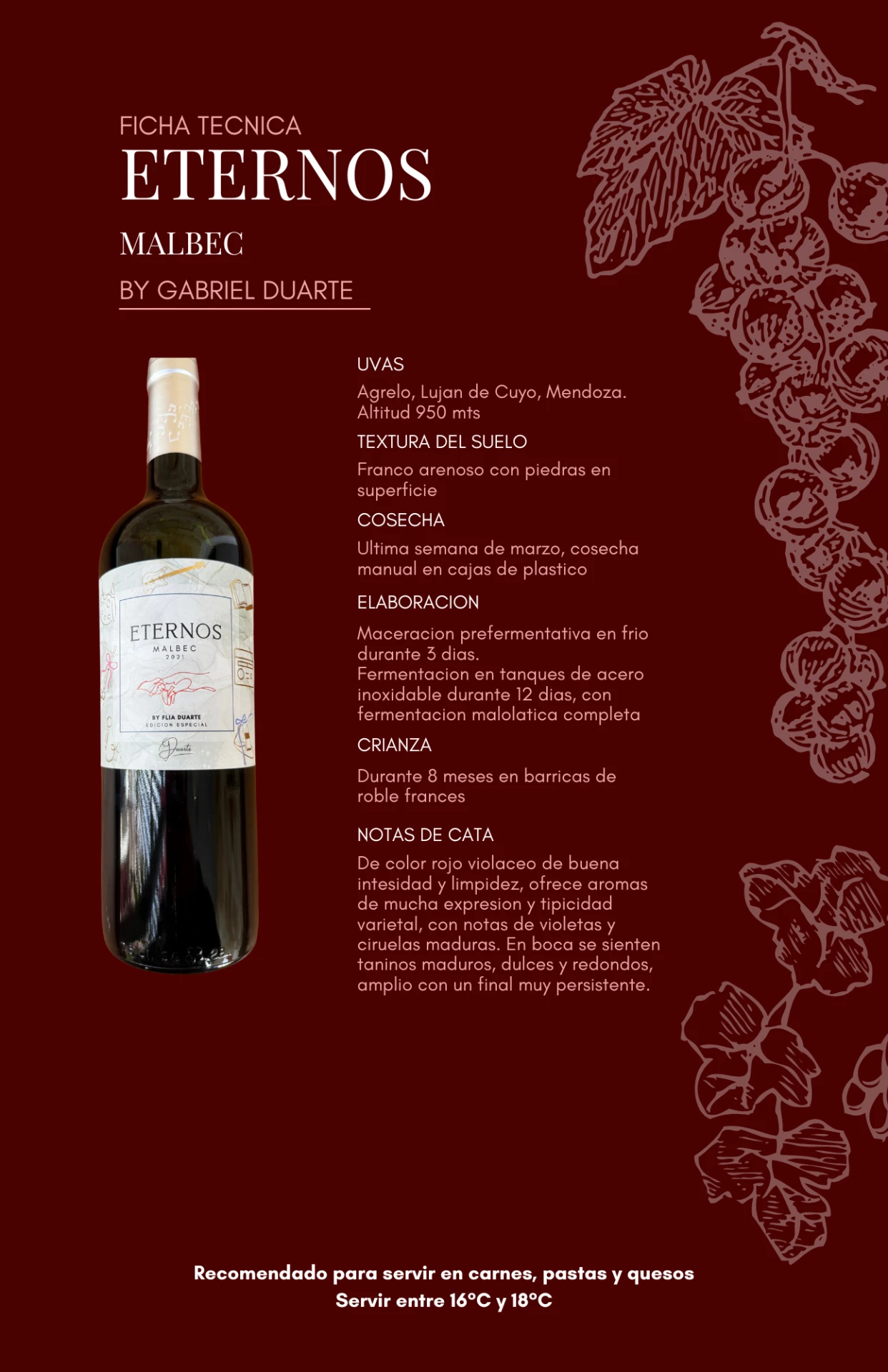 Ficha tecnica ETERNOS