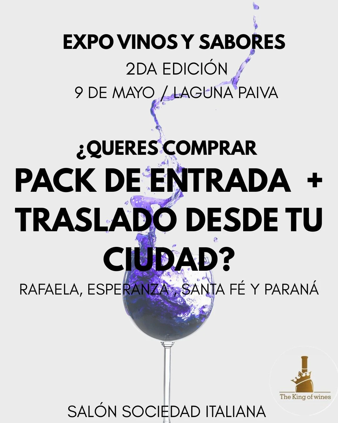 Expo Vinos y Sabores Laguna Paiva