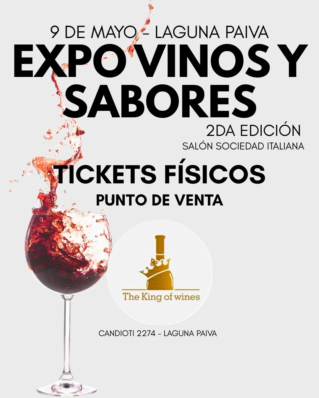 Expo Vinos y Sabores Laguna Paiva
