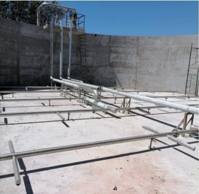 Reactor con distribución de aire