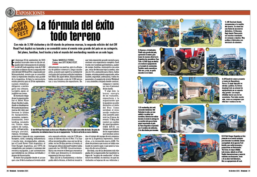 Segunda edición del 4x4 Off Road Fest realizado por Mainumby4x4