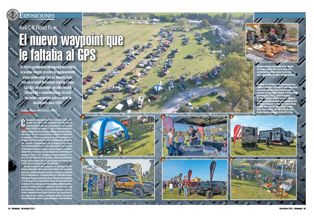 Primera edición del 4x4 Off Road Fest realizado por Mainumby4x4