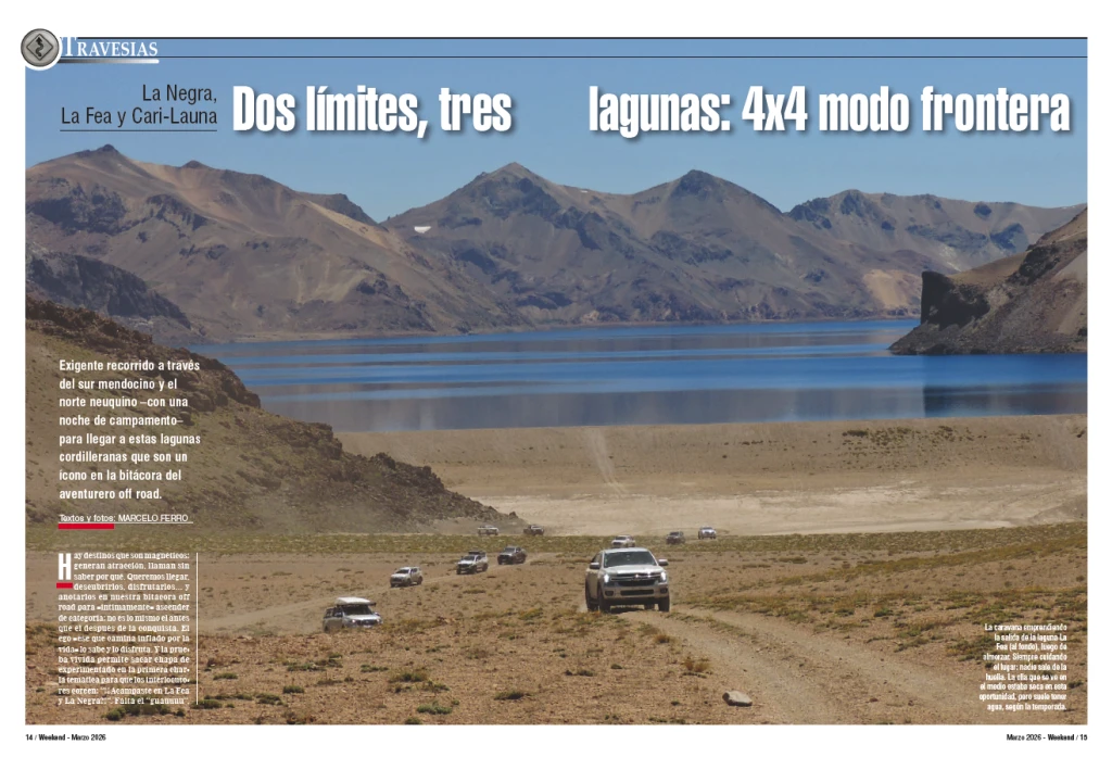 Travesía a las lagunas LA Fea, La Negra y Cari-Launa