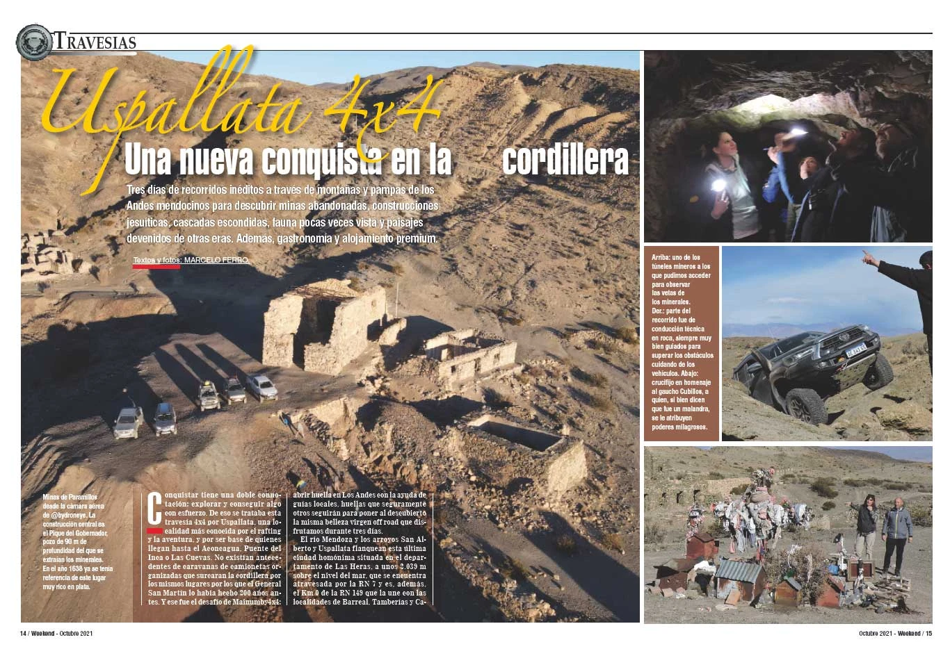 Uspallata en 4x4: huellas desconocidas permiten descubrir el lado oculto de la cordillera