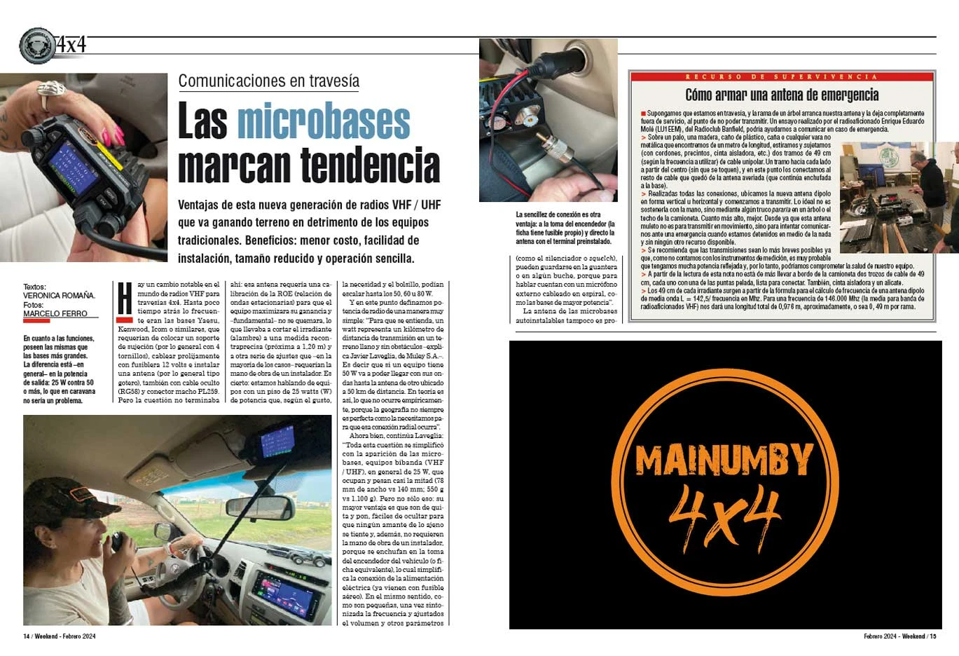 Nota realizada por Mainumby4x4
