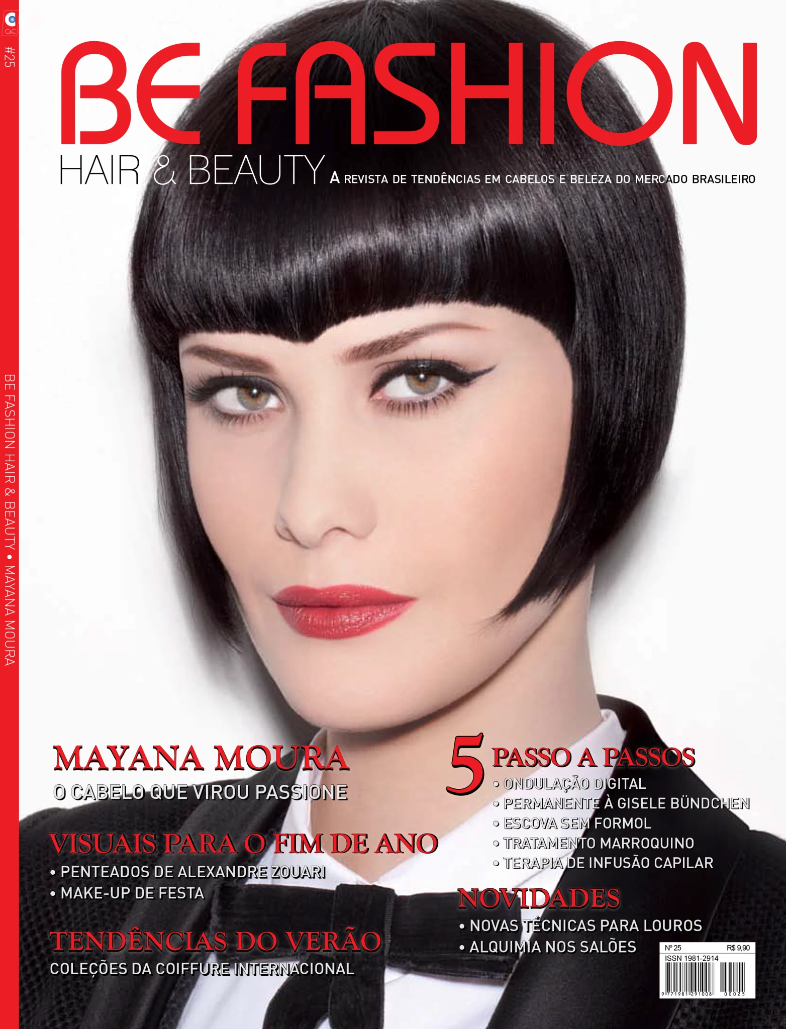 Portada de revista Be Fashion – diseño editorial