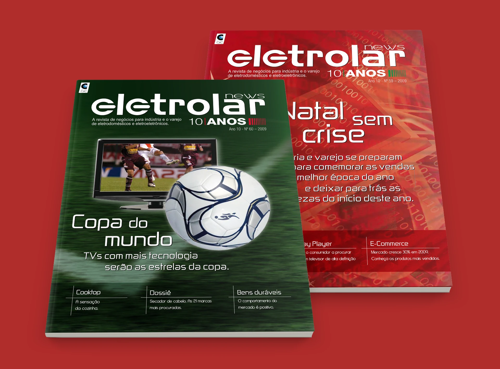 Diseño y diagramación completa de revista Eletrolar para Editora C&C