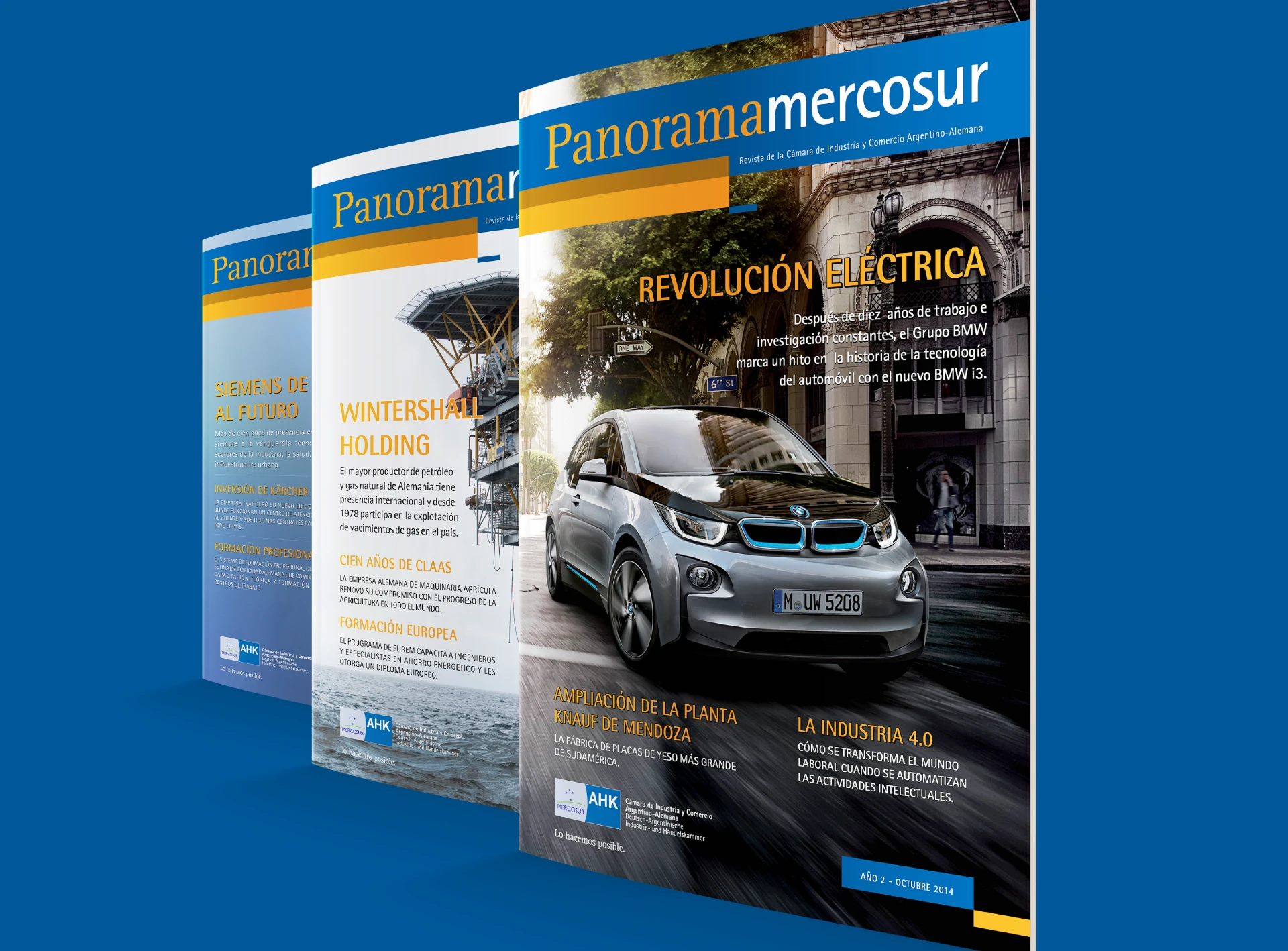 Diseño y diagramación completa de revista Panorama Mercosur