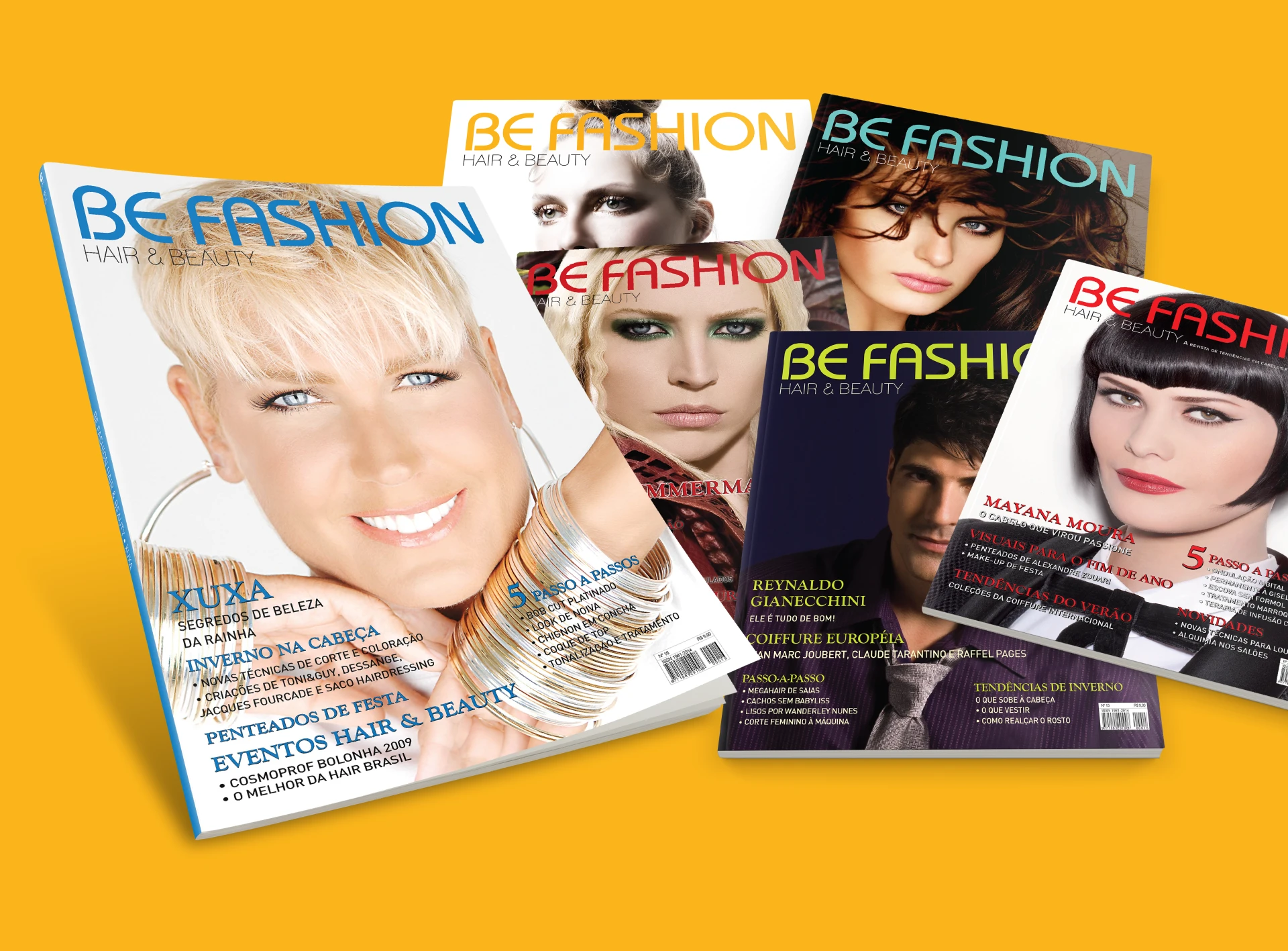 Diseño y diagramación completa de revista Be Fashion para Editora C&C