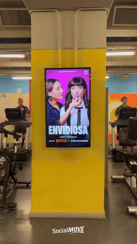 Netflix en Megatlon y Fiter