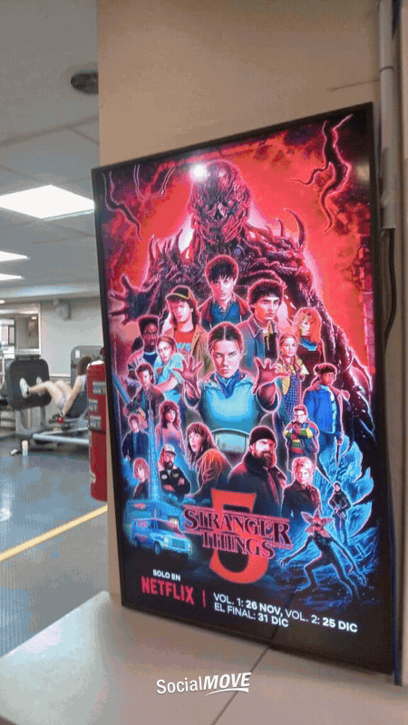 Netflix en Megatlon y Fiter