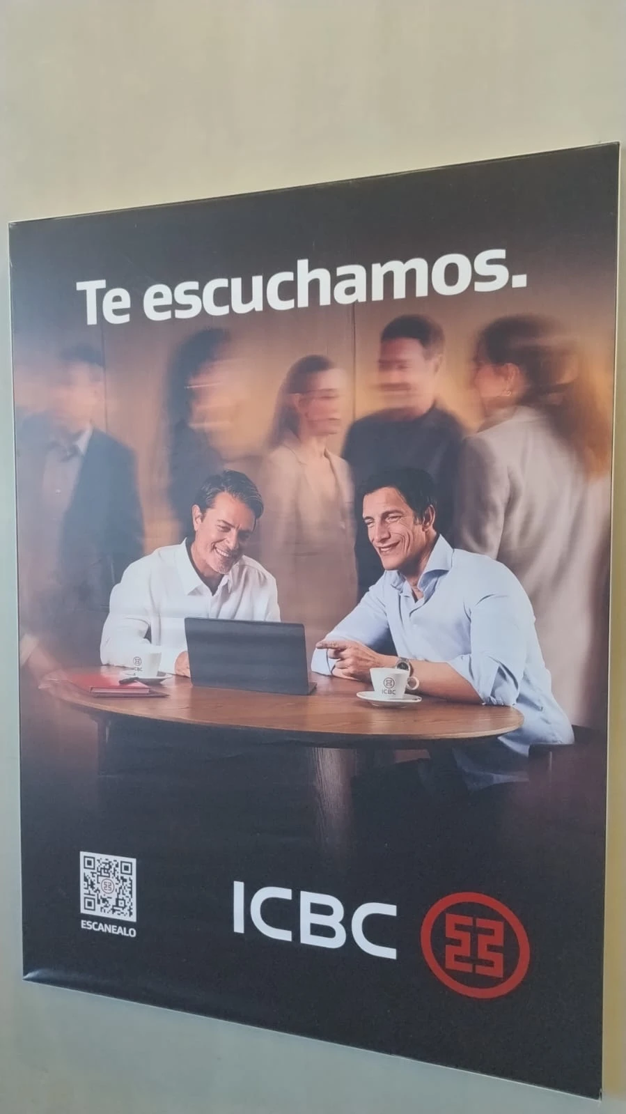 Publicidad ICBC en Megatlon Pilar