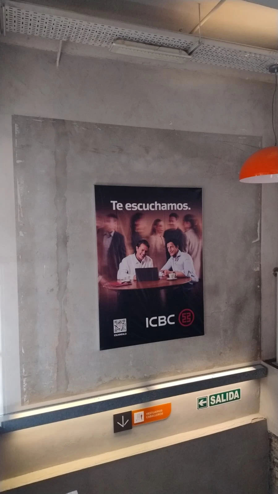 Publicidad ICBC en Megatlon Puerto Madero