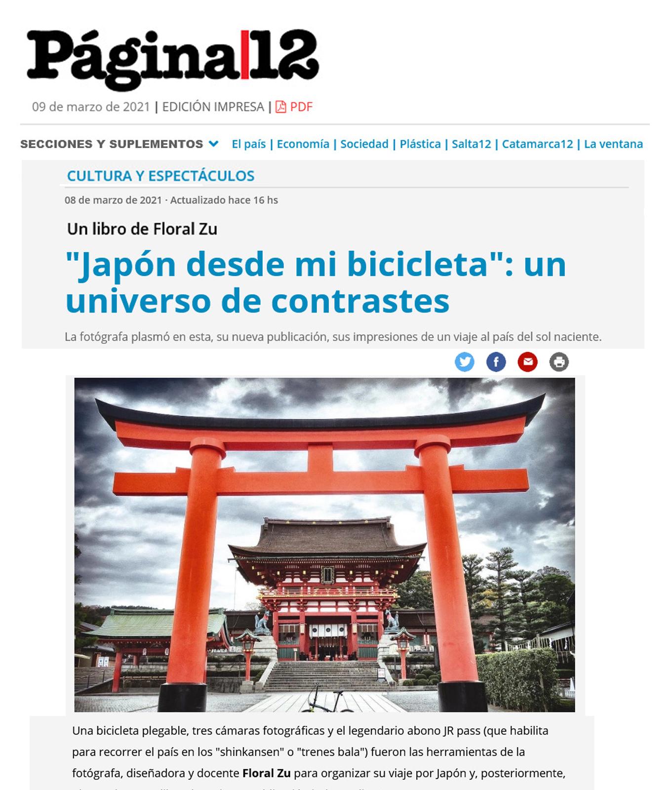 Libro japon desde mi bicicleta
