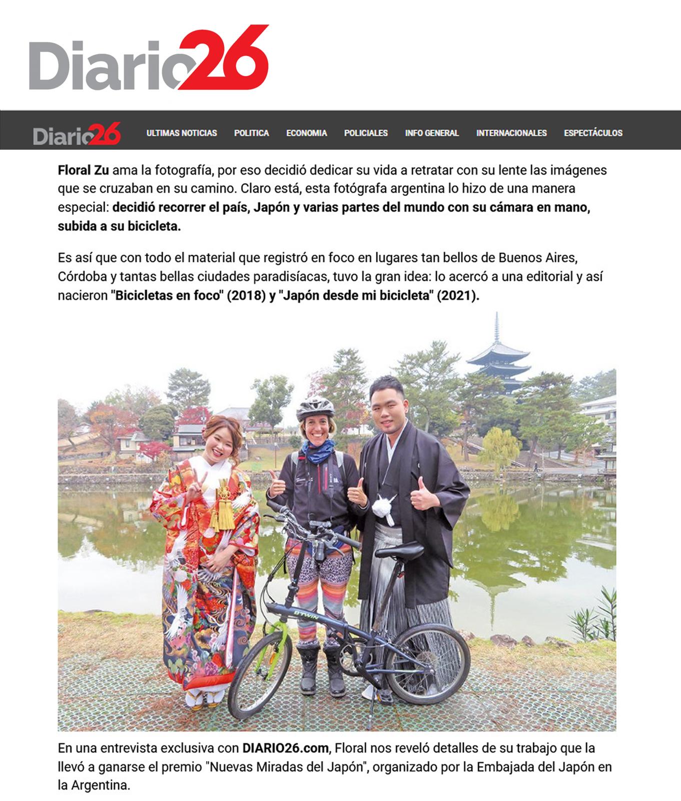 Libro Japon desde mi bicicleta