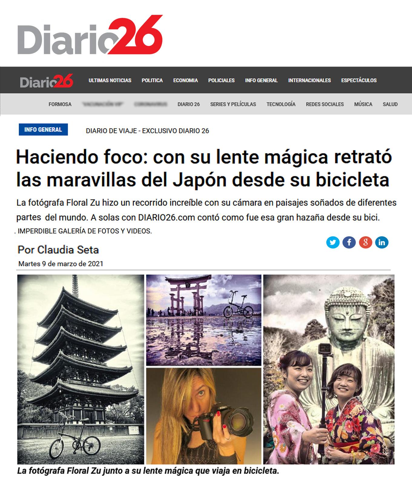 Libro Japon desde mi bicicleta