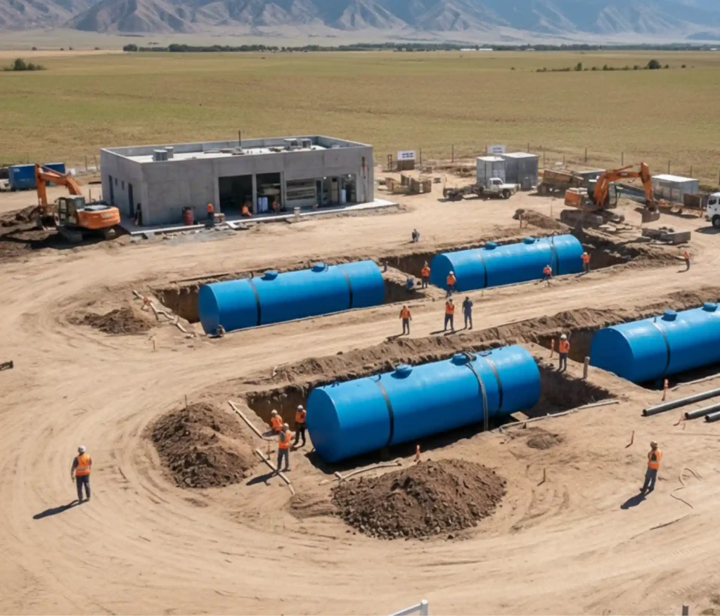 Construcción estación de servicio YPF Shell AMIL SRL