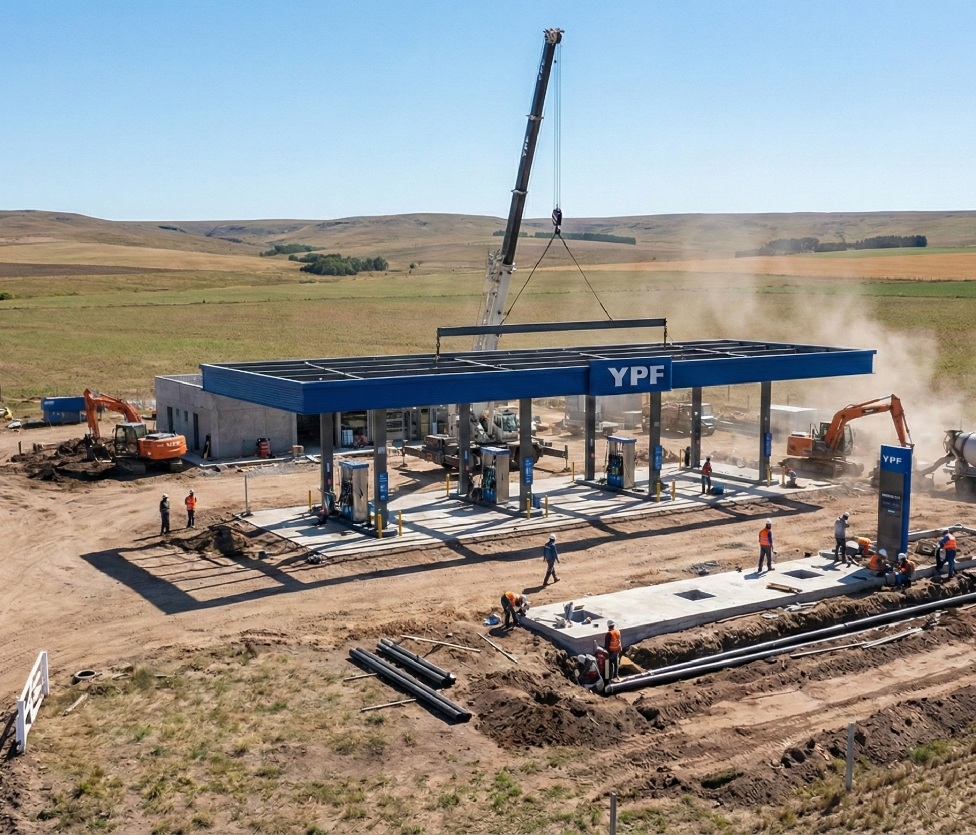 Grandes proyectos construcción estaciones de servicio AMIL