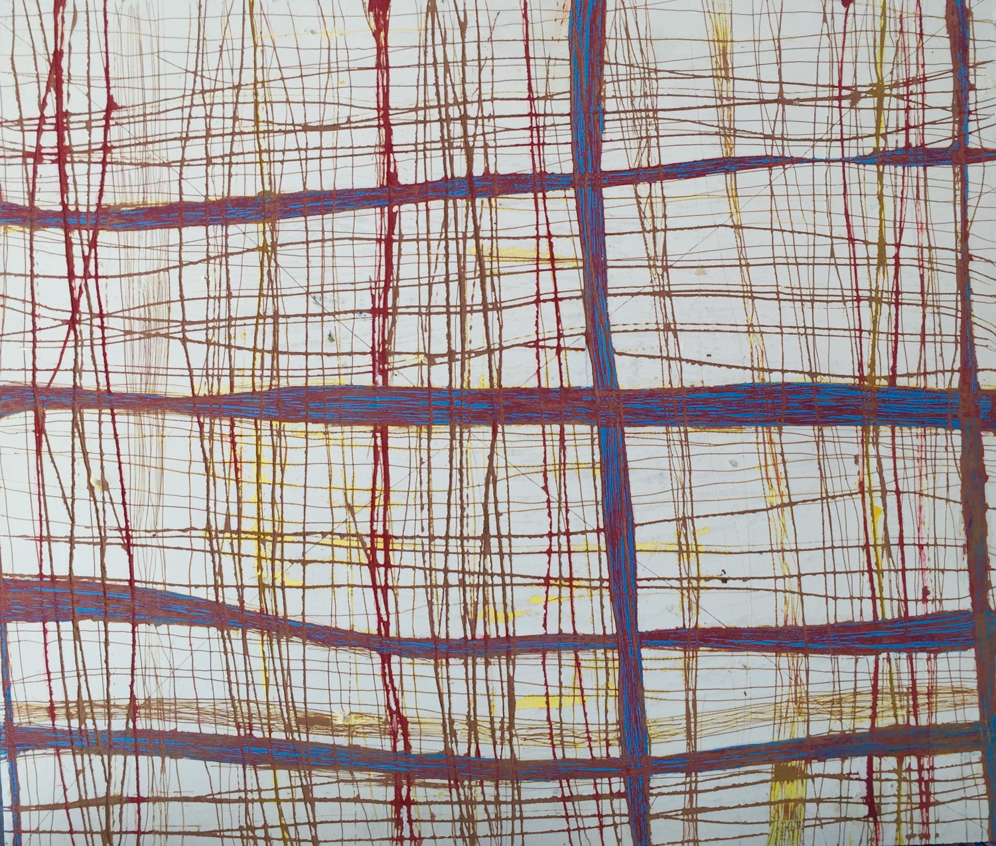 acrylic on Mansonite board 24"x18"inches