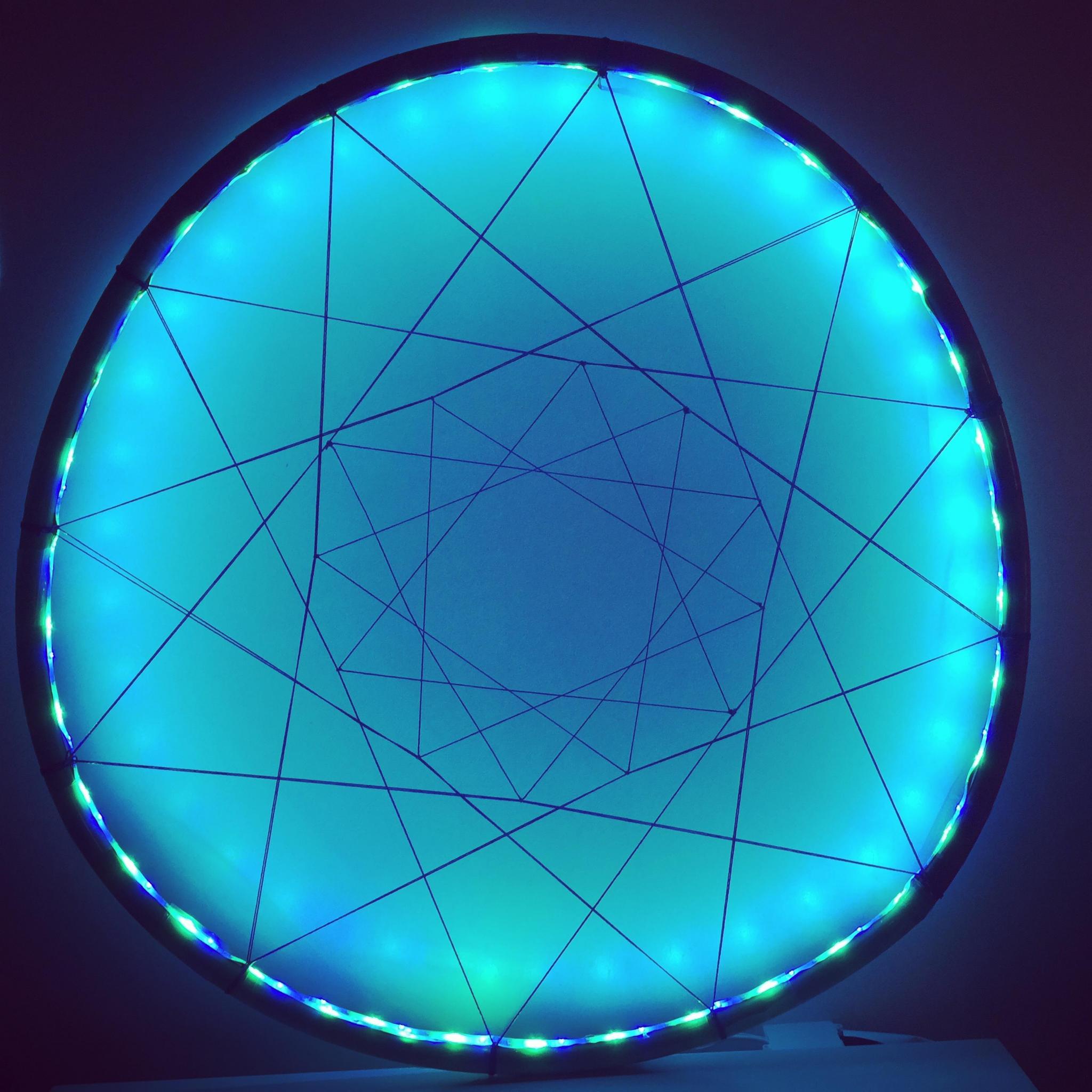 Led Light  & PVC 28 inches diameter
