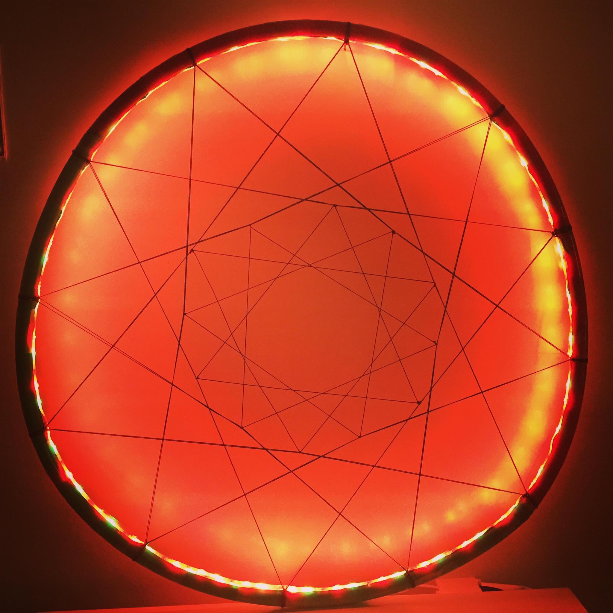 Led Light  & PVC 28 inches diameter