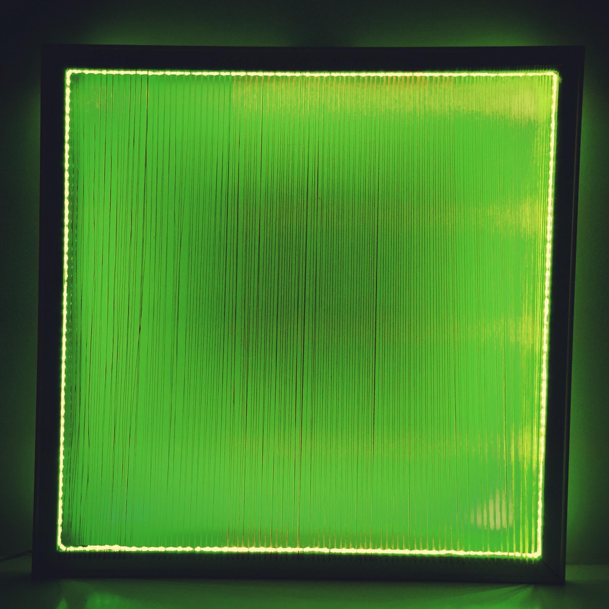 Led Light & wood base 40x40