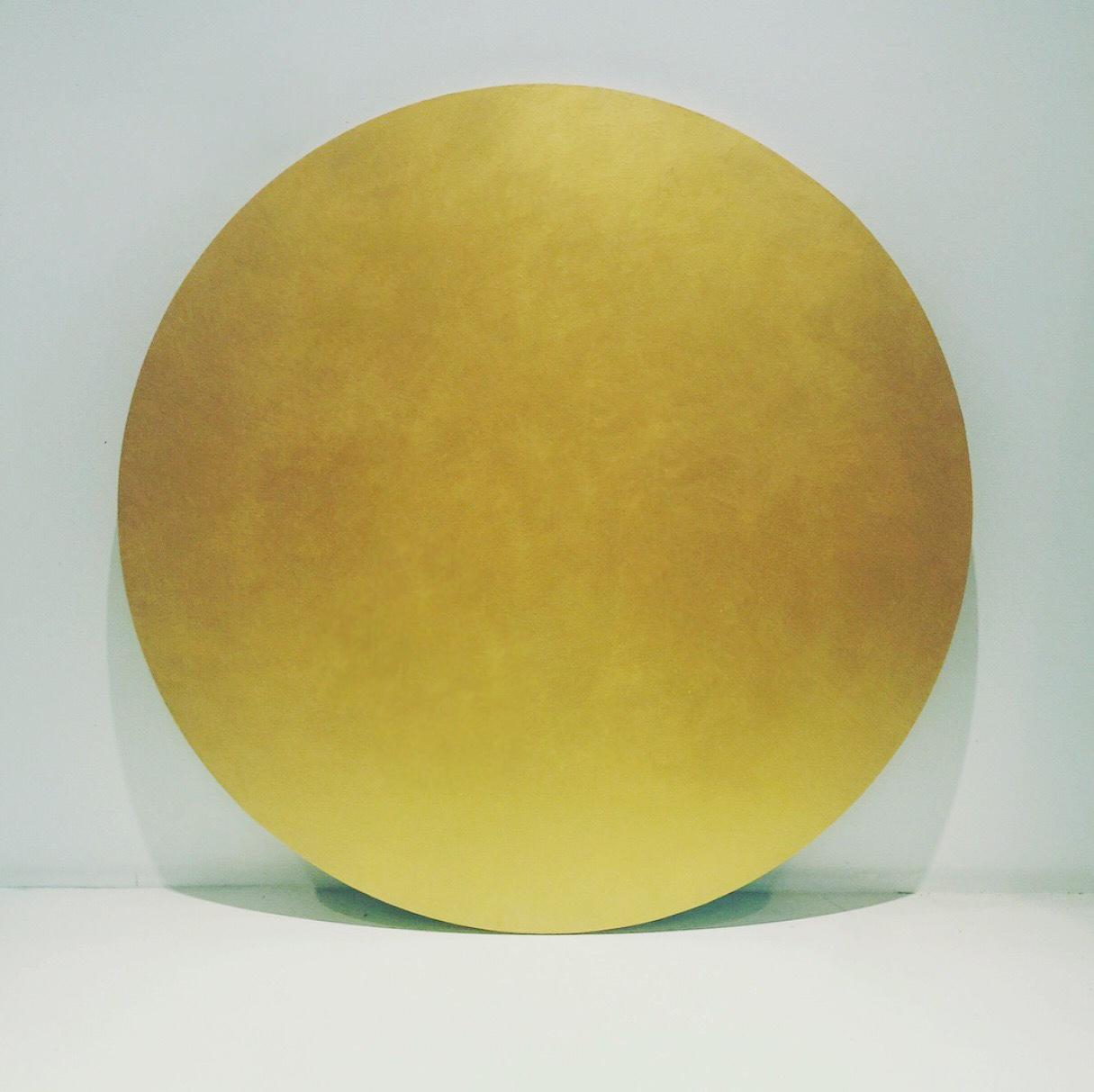 Painting on wood 80cm diameter