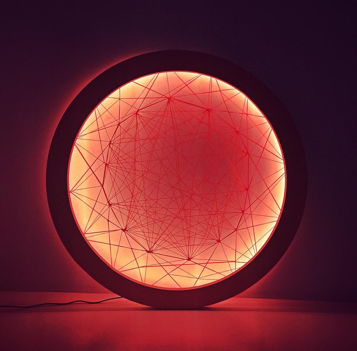 Led Light, thread & PVC base 70cm diameter