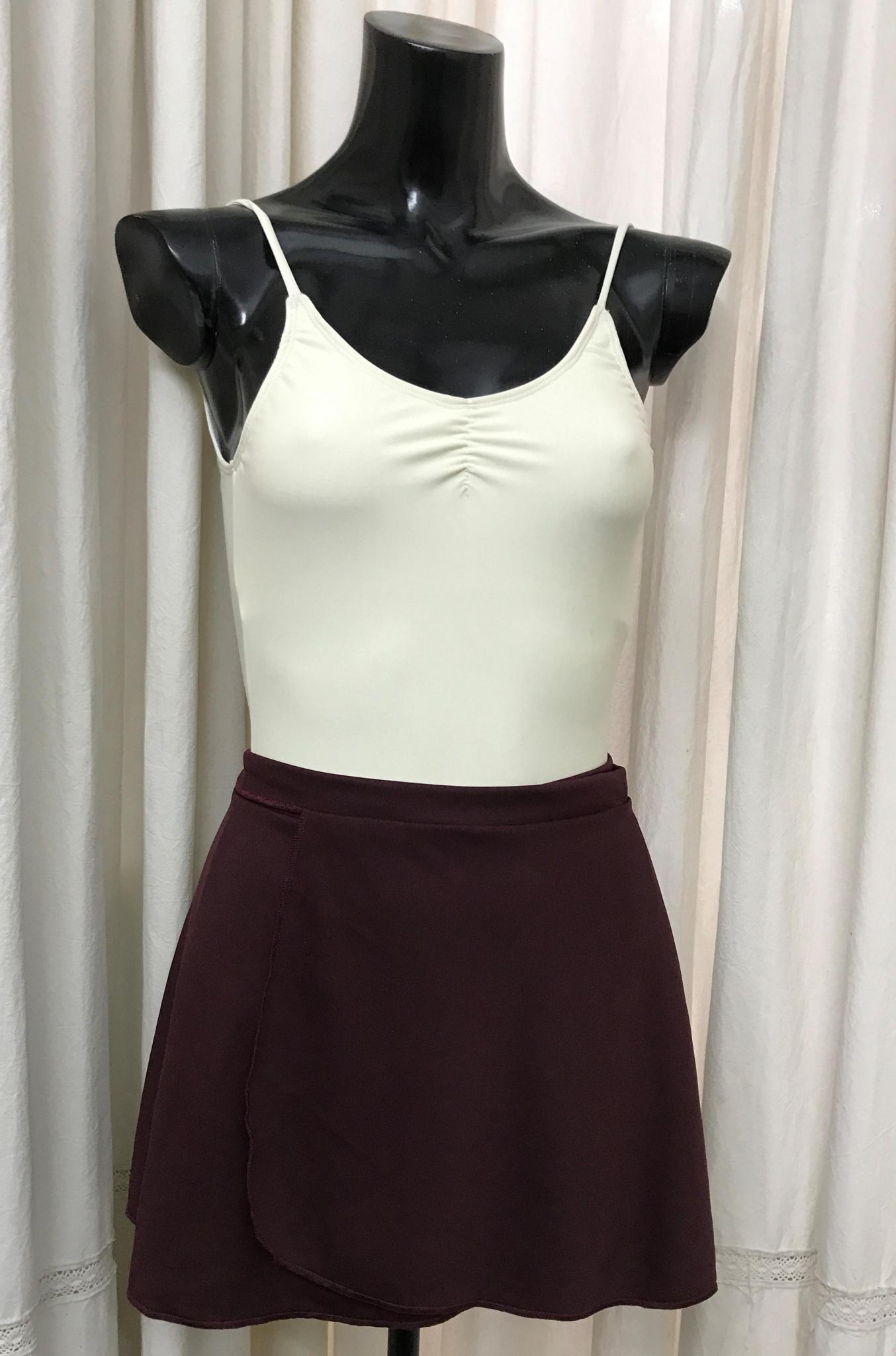 Malla lycra ballerina (bretel finito). Pollerin abierto (tipo pareo)