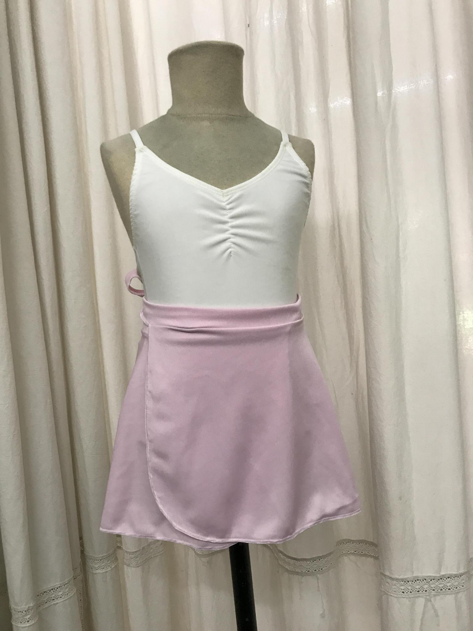 Malla lycra ballerina (bretel finito). Pollerin abierto