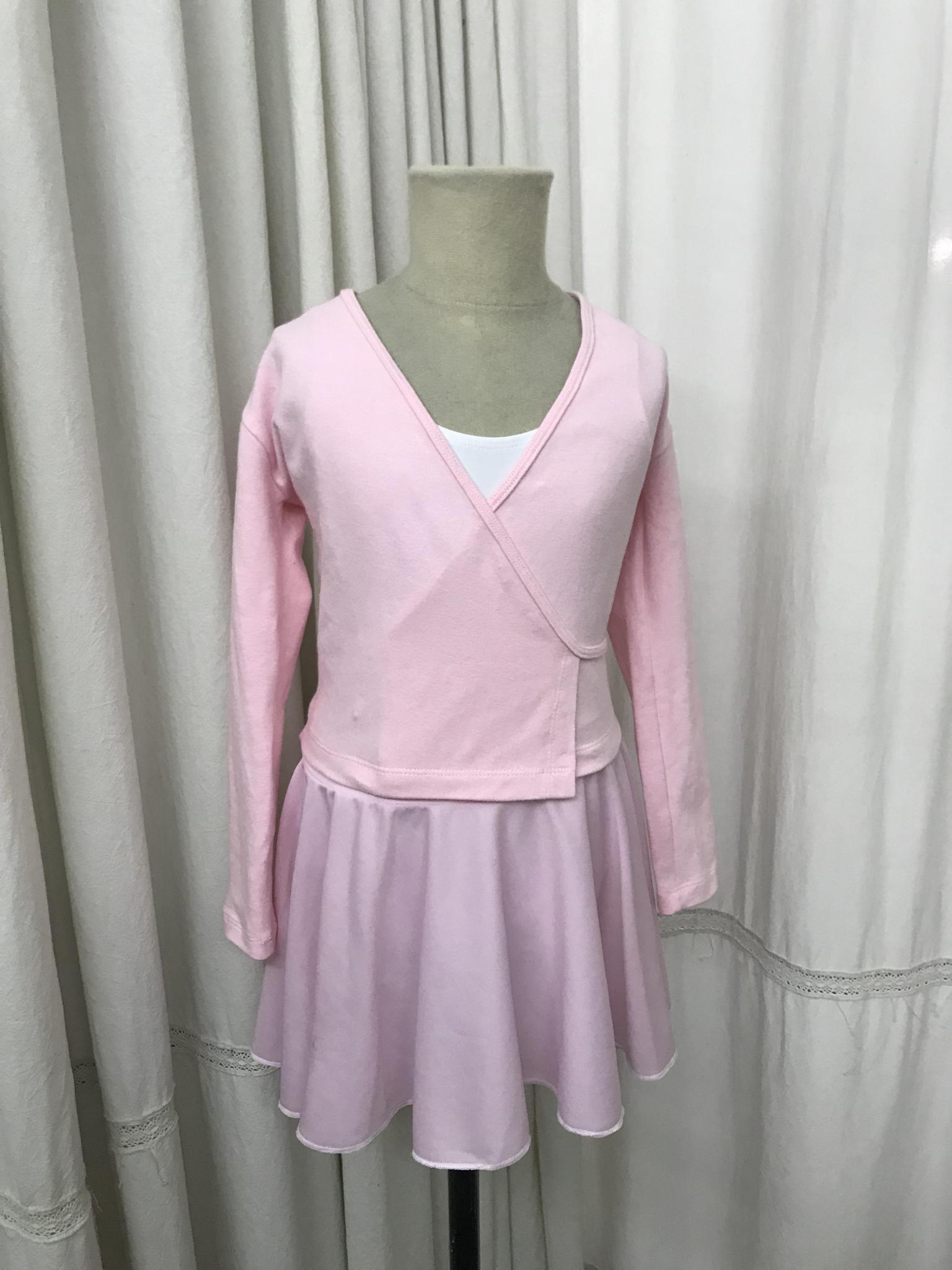 Malla Lycra. Saquito mangas largas de Lycra de Algodon. Pollerin cerrado