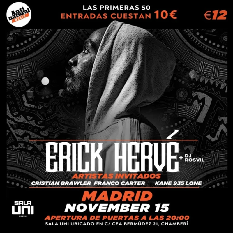 ERICK HERVÉ EN MADRID 15/11