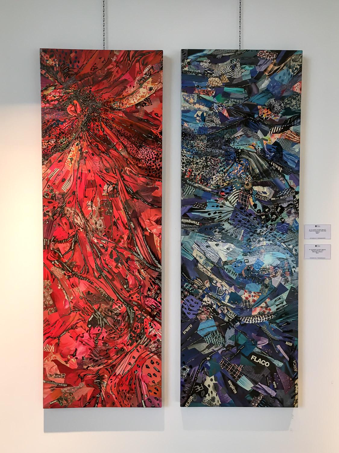 150x50cm c/uno. (Roja disponible en Flax Art Gallery, Mar del Plata).