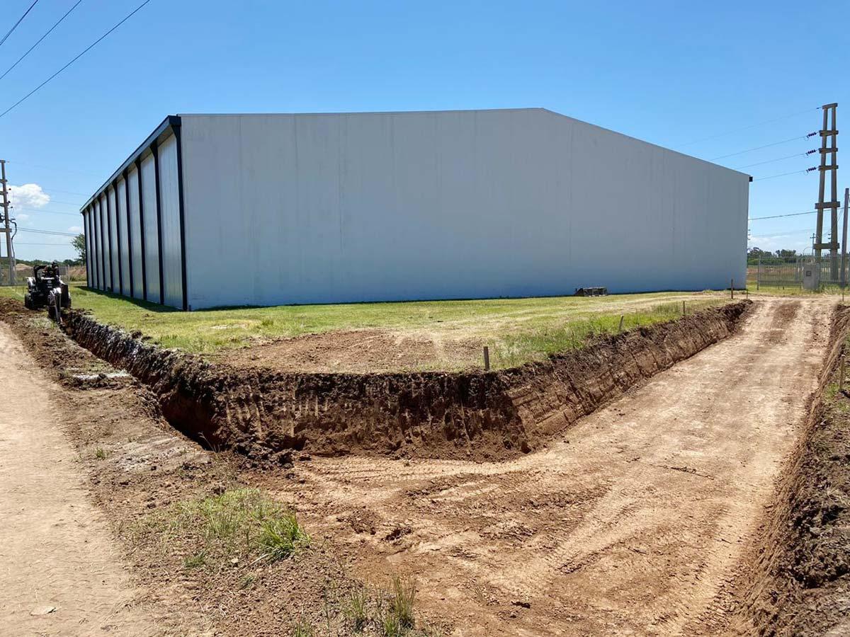 Obras civiles en la nueva planta