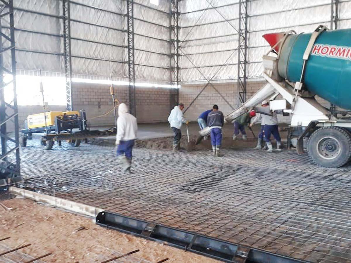 Pisos desarrollados a medida en hormigón llaneado con tecnología Láser Screed